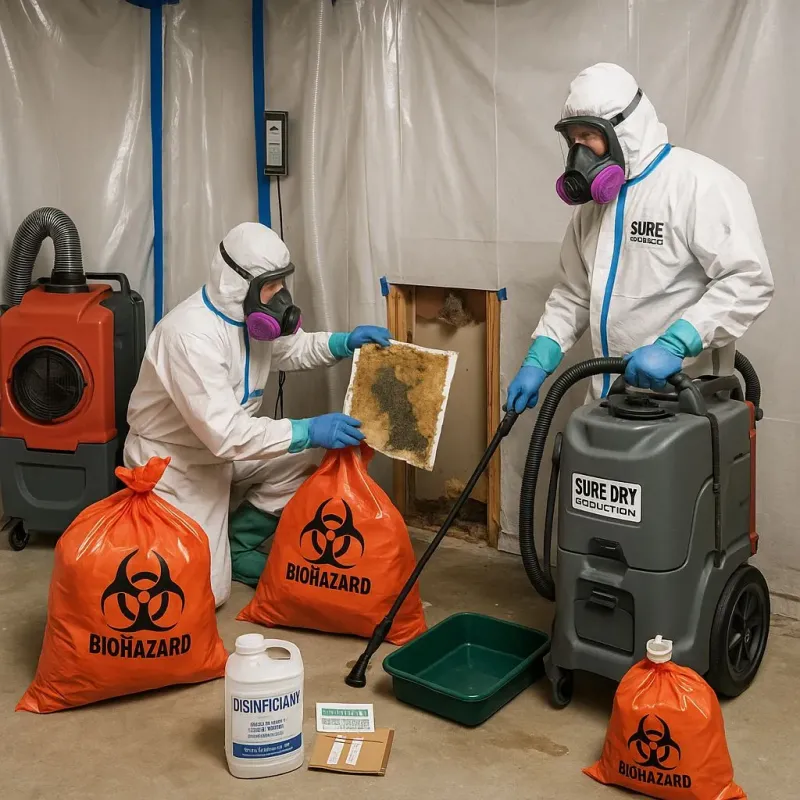 Contaminated Water Handling Protocols process in East Bronson, FL